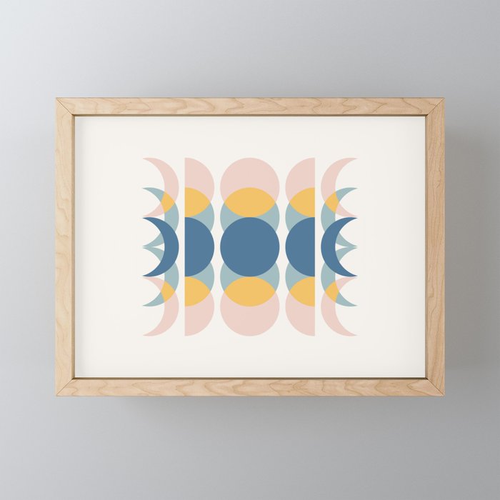 Moon Phases Abstract IV Mini Art Print Gallery Image 1
