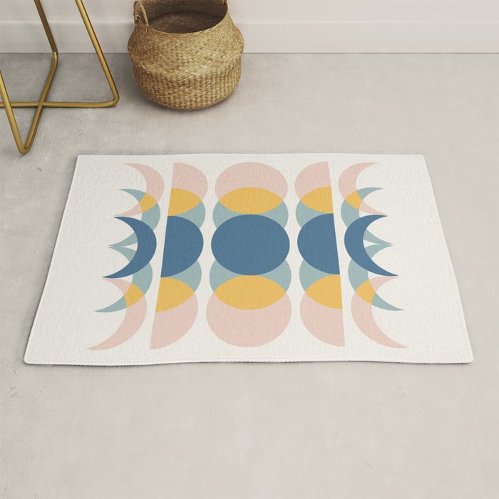 Moon Phases Abstract IV Rug – Society6