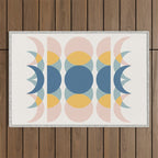 Moon Phases Abstract IV Outdoor Rug Gallery Image 1