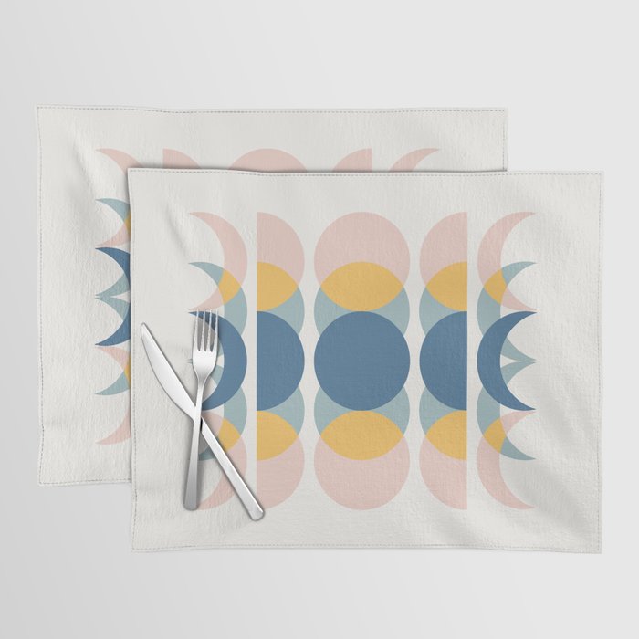 Moon Phases Abstract IV Placemat Gallery Image 1