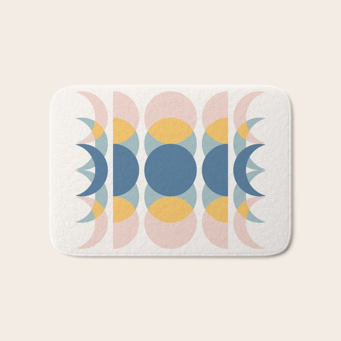 Moon Phases Abstract IV Bath Mat Gallery Image 1