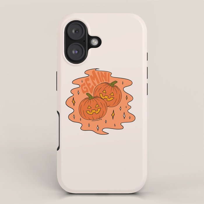 Gemini Jack O Lantern iPhone Case Gallery Image 1