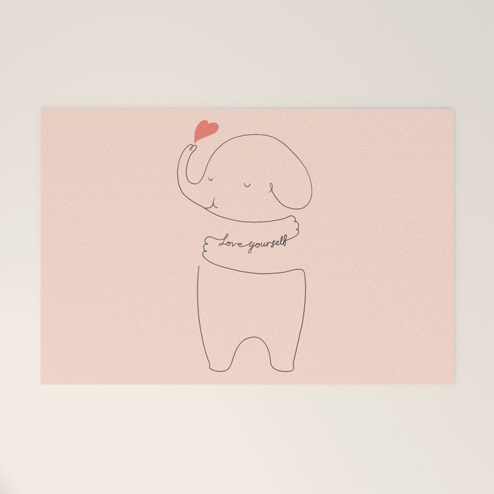 Love Yourself Ele 2 Welcome Mat Gallery Image 1