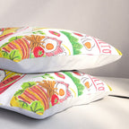 Japanese Bento Rice Lunch Box with Chopsticks & Onigiri Pillow Sham Gallery Image 3