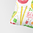 Japanese Bento Rice Lunch Box with Chopsticks & Onigiri Pillow Sham Gallery Image 4