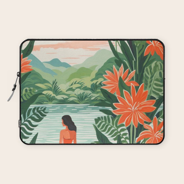 Secret Oasis Laptop Sleeve Gallery Image 1