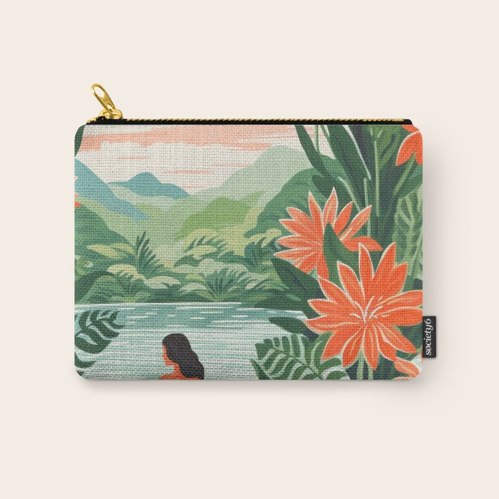Secret Oasis Carry All Pouch Gallery Image 1