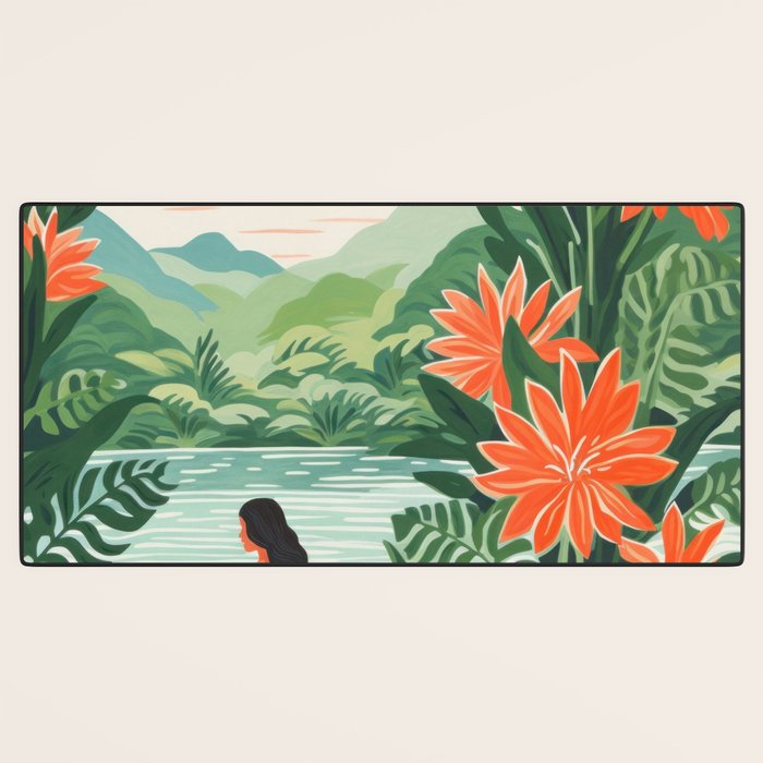 Secret Oasis Desk Mat Gallery Image 3