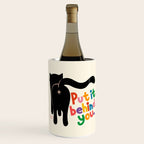 Put It Behind You - Funny Cat Butt Pun Wine Chiller Gallery Image 3