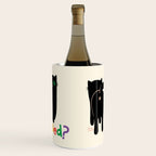Put It Behind You - Funny Cat Butt Pun Wine Chiller Gallery Image 1