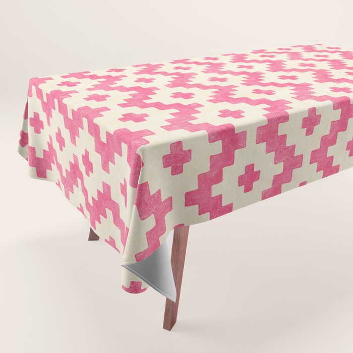 Taos - pink Tablecloth Gallery Image 1