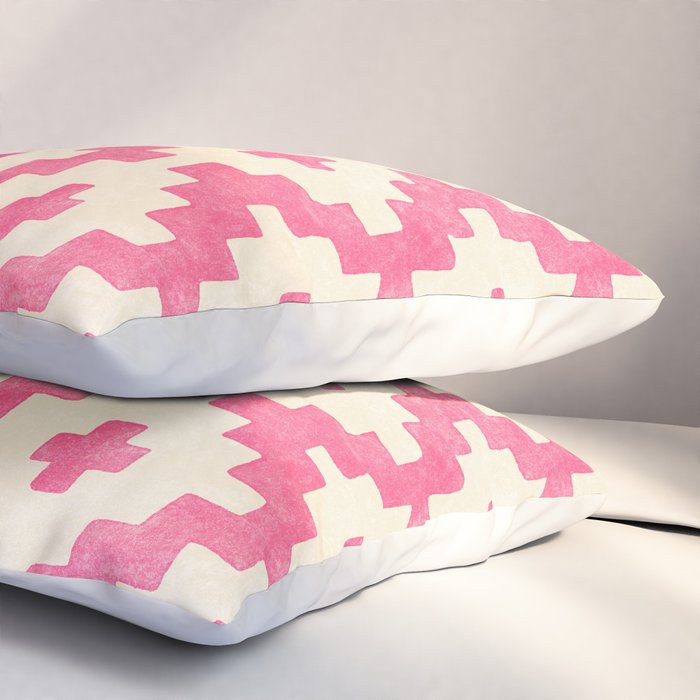 Taos - pink Pillow Sham Gallery Image 3