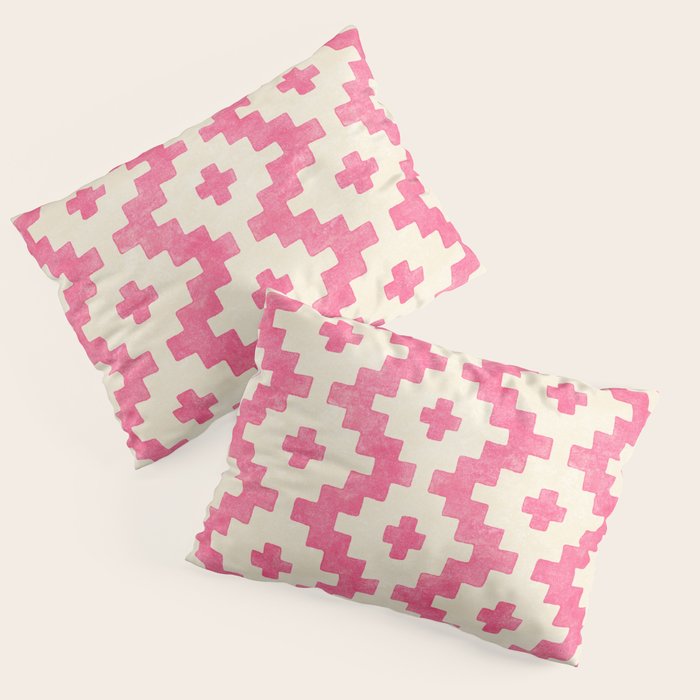 Taos - pink Pillow Sham Gallery Image 3