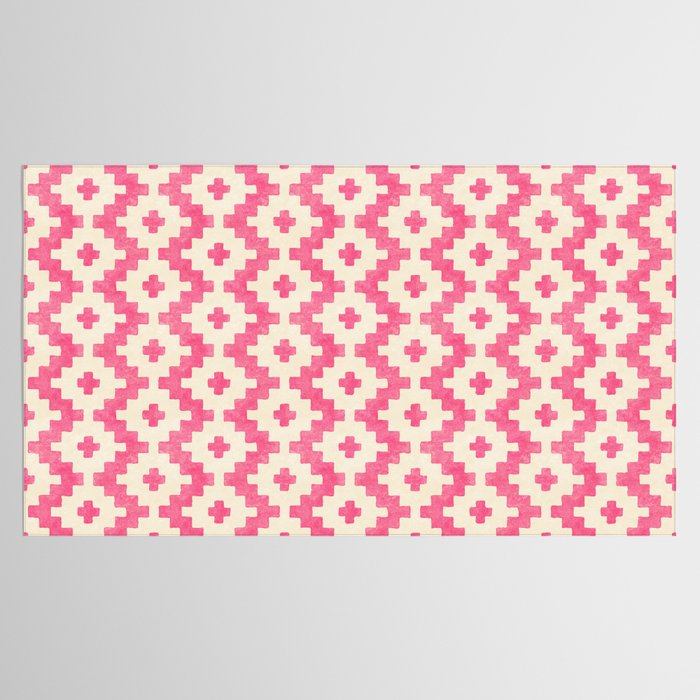 Taos - pink Tablecloth Gallery Image 2