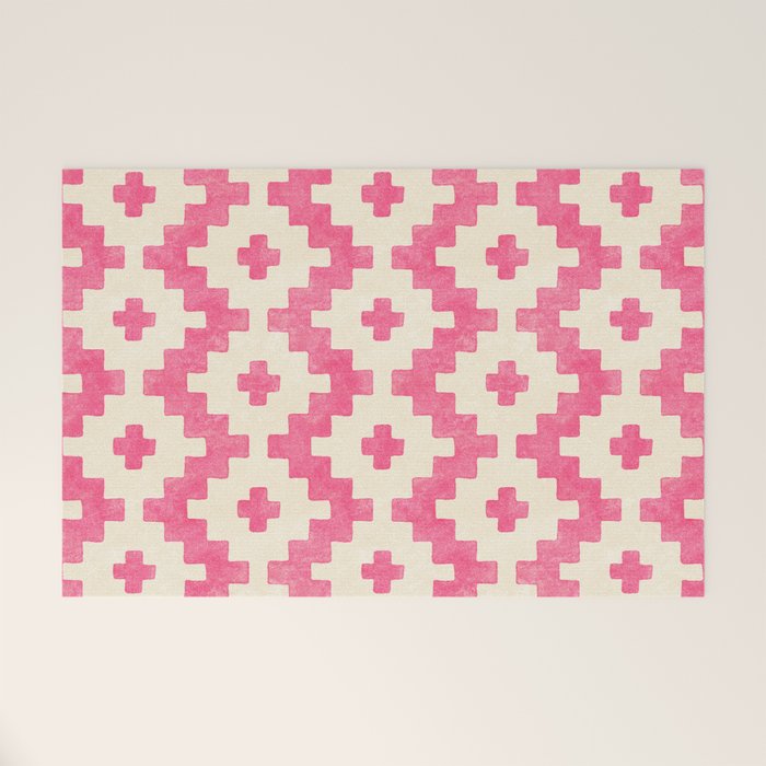 Taos - pink Welcome Mat Gallery Image 1