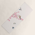 Birds and cherry blossoms Yoga Mat Gallery Image 1