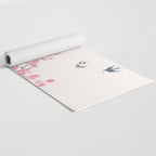 Birds and cherry blossoms Yoga Mat Gallery Image 2