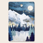 Moonlit Snow Cutting Board Gallery Image 1
