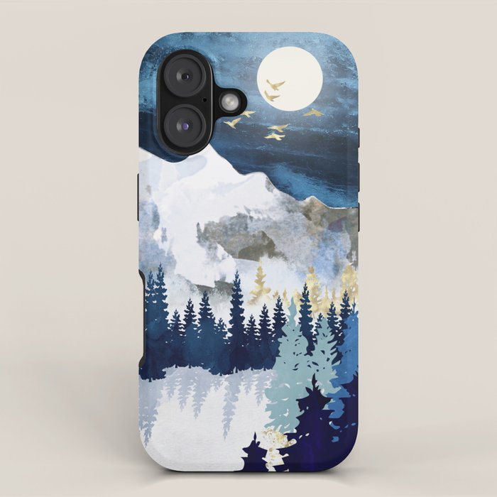 Moonlit Snow iPhone Case Gallery Image 1