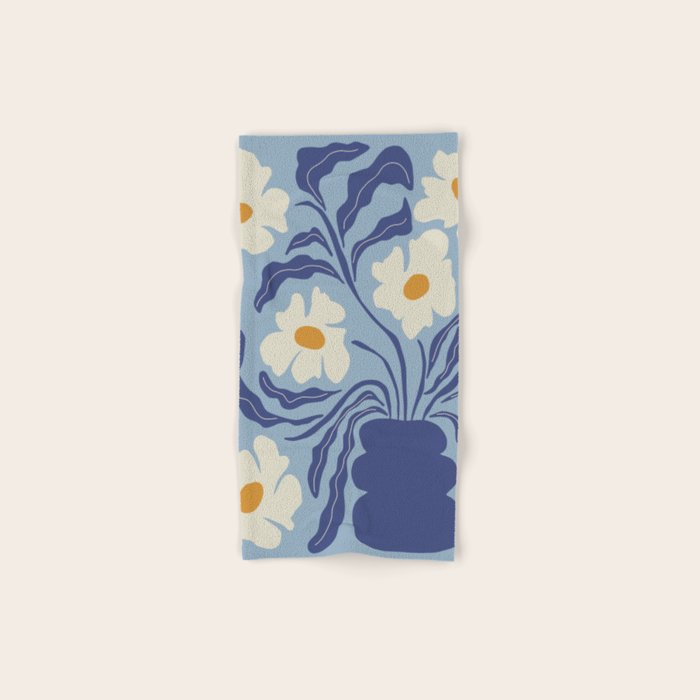 Blue moon flower-pot  Bath Towel Gallery Image 1
