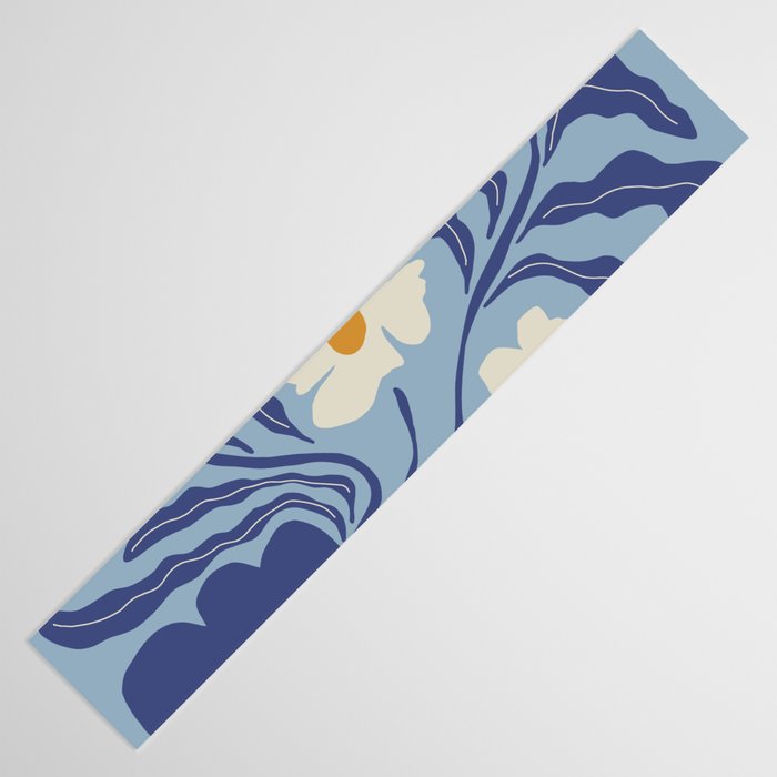 Blue moon flower-pot  Table Runner Gallery Image 3