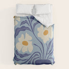 Blue moon flower-pot  Duvet Cover Gallery Image 6