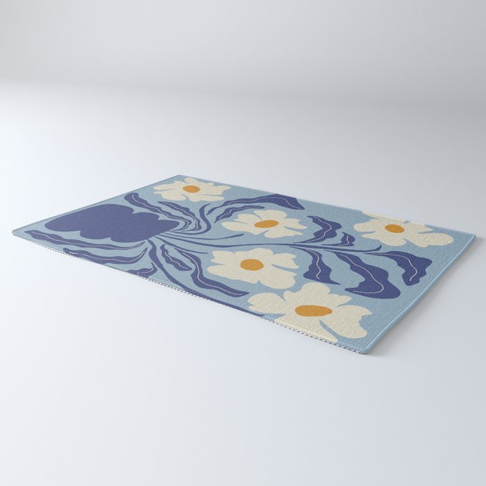 Blue moon flower-pot  Rug Gallery Image 3