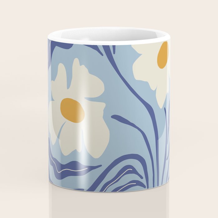 Blue moon flower-pot  Coffee Mug Gallery Image 4