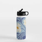 Blue moon flower-pot  Water Bottle Gallery Image 1