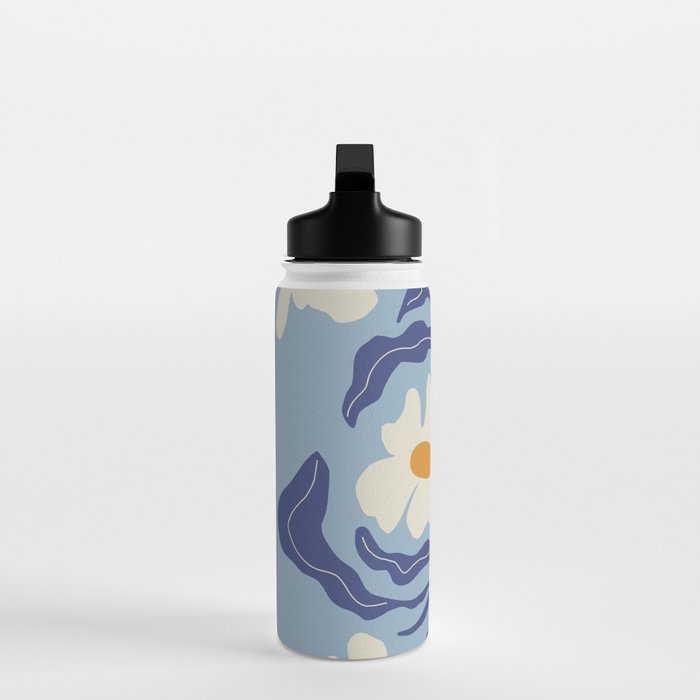 Blue moon flower-pot  Water Bottle Gallery Image 3