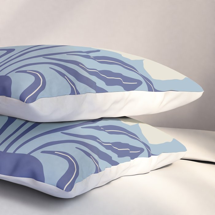 Blue moon flower-pot  Pillow Sham Gallery Image 3