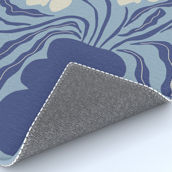 Blue moon flower-pot  Rug Gallery Image 4