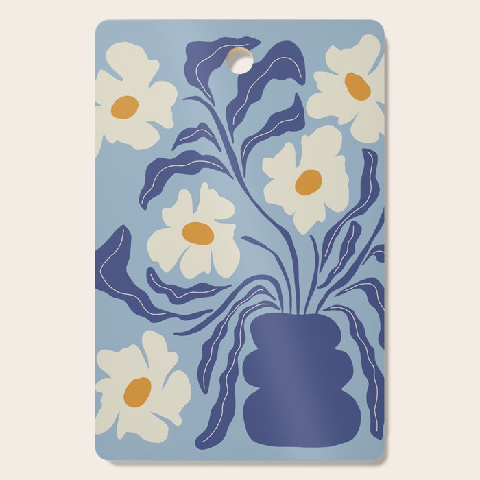 Blue moon flower-pot  Cutting Board Gallery Image 1