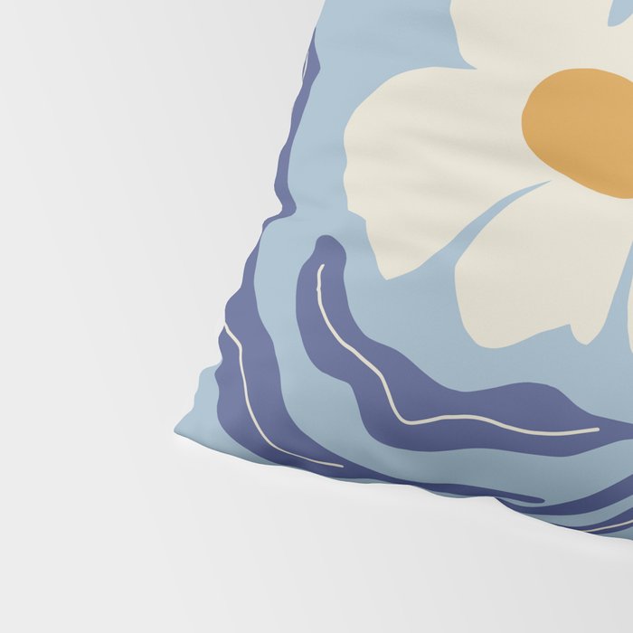 Blue moon flower-pot  Pillow Sham Gallery Image 4