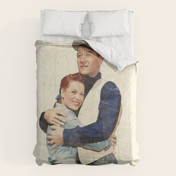 The Quiet Man - Watercolor Comforter Gallery Image 6