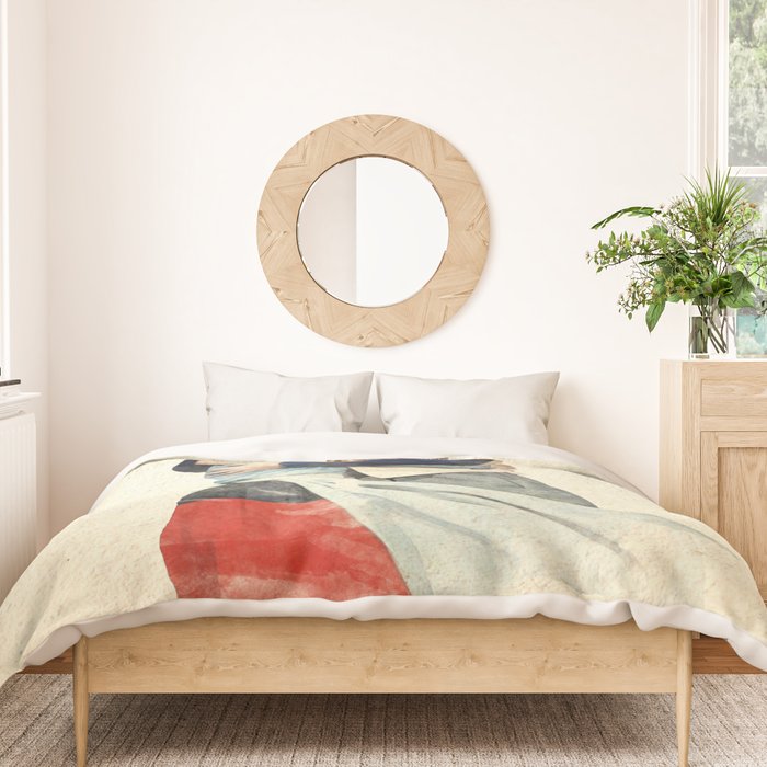 The Quiet Man - Watercolor Duvet Cover Gallery Image 3