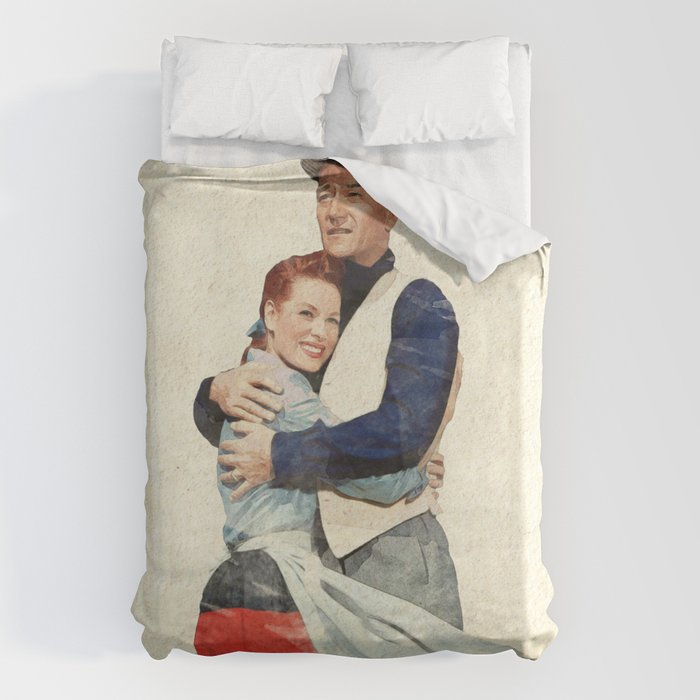 The Quiet Man - Watercolor Duvet Cover Gallery Image 1