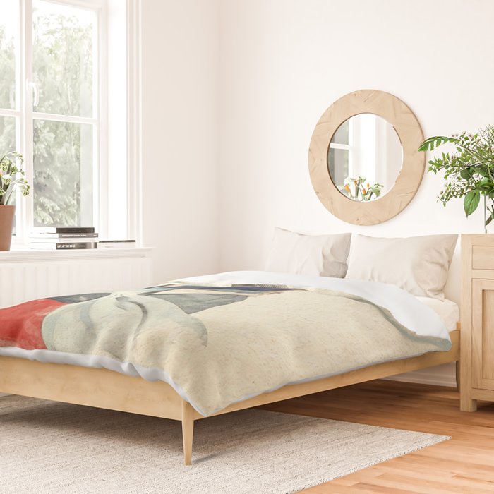 The Quiet Man - Watercolor Duvet Cover Gallery Image 2