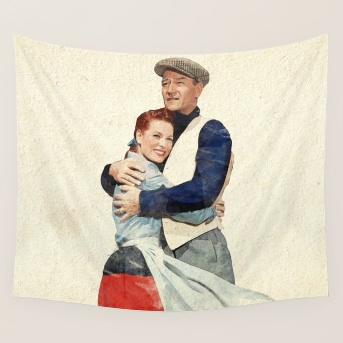The Quiet Man - Watercolor Wall Tapestry Gallery Image 4