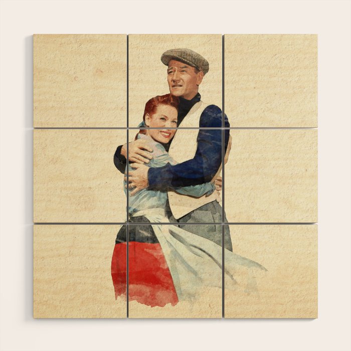 The Quiet Man - Watercolor Wood Wall Art Gallery Image 1