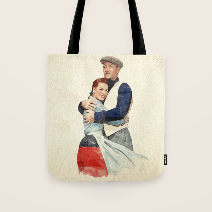 The Quiet Man - Watercolor Tote Bag Gallery Image 1