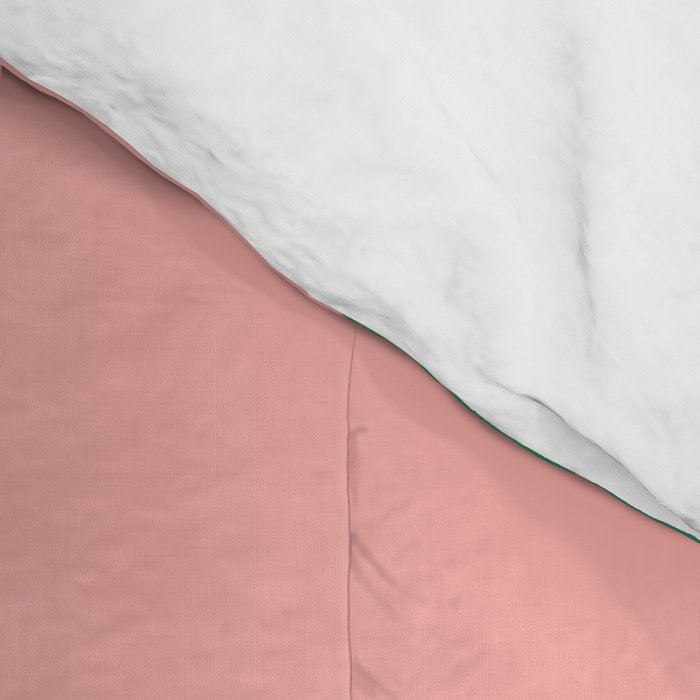 Liquid Swirl Abstract Pattern Pink Blush Green  Comforter Gallery Image 4