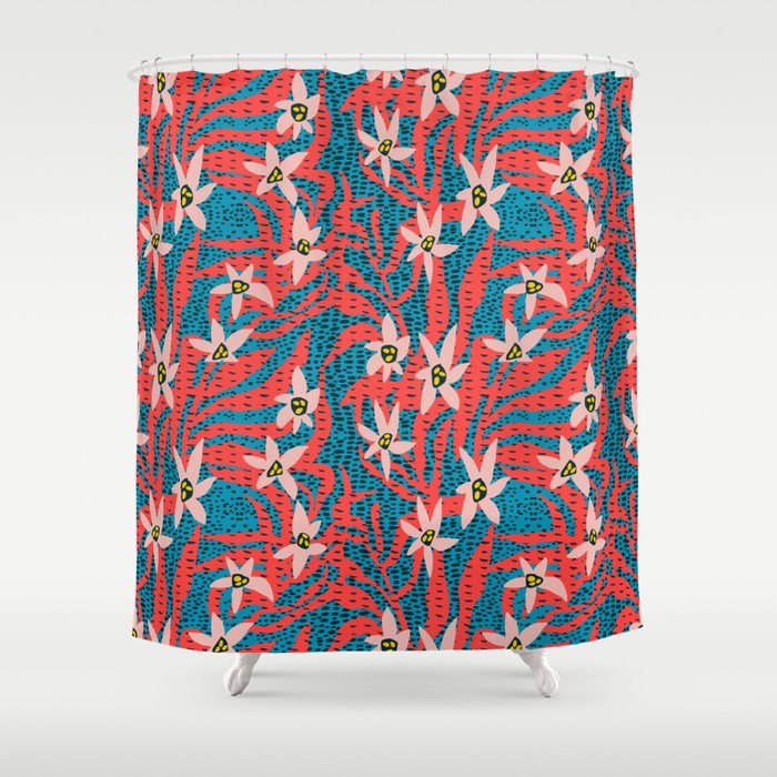 BAZAAR COSMICA WILD Shower Curtain Gallery Image 1