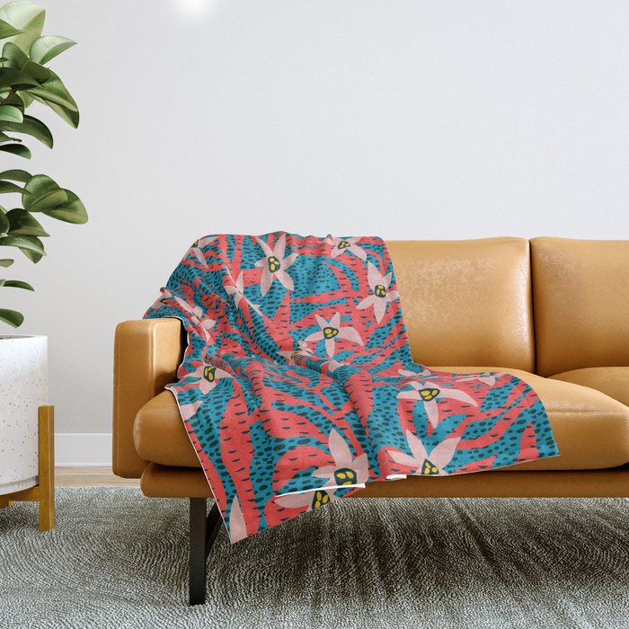BAZAAR COSMICA WILD Throw Blanket Gallery Image 1