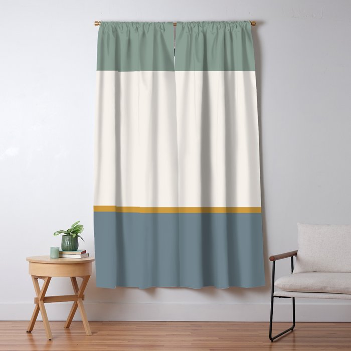 Contemporary Color Block XXXII Window Curtain Gallery Image 5
