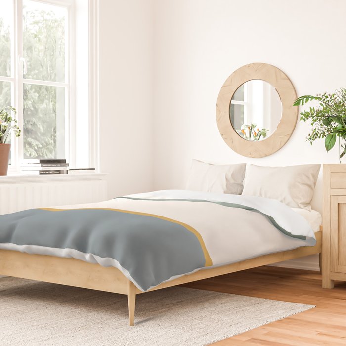 Contemporary Color Block XXXII Duvet Cover Gallery Image 2