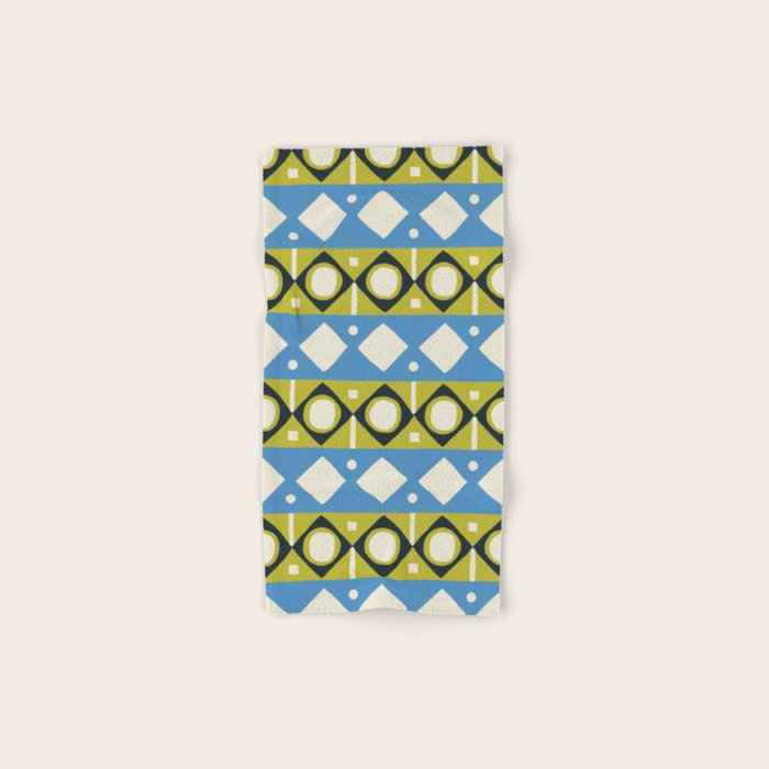 Simple Hand-cut Pattern #1 Bath Towel Gallery Image 1