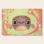 Smiling puffer Cutting Board Gallery Image 1