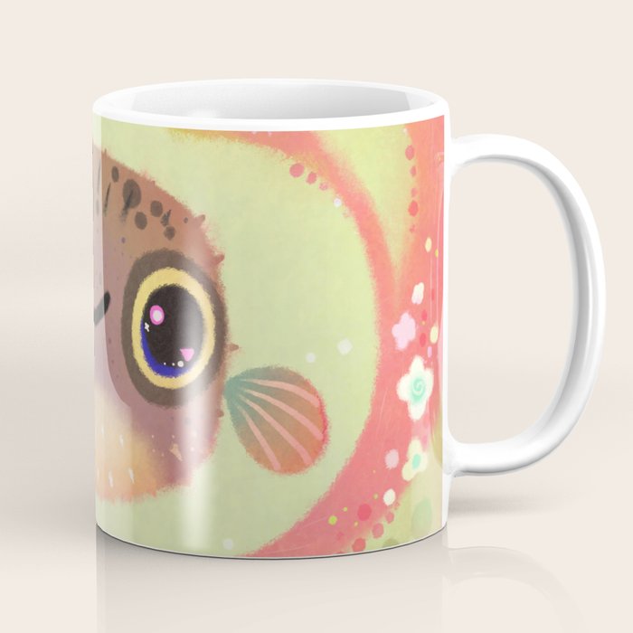 Smiling puffer Coffee Mug Gallery Image 1