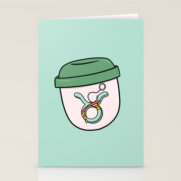 Taurus Keychain Stationery Card Gallery Image 2